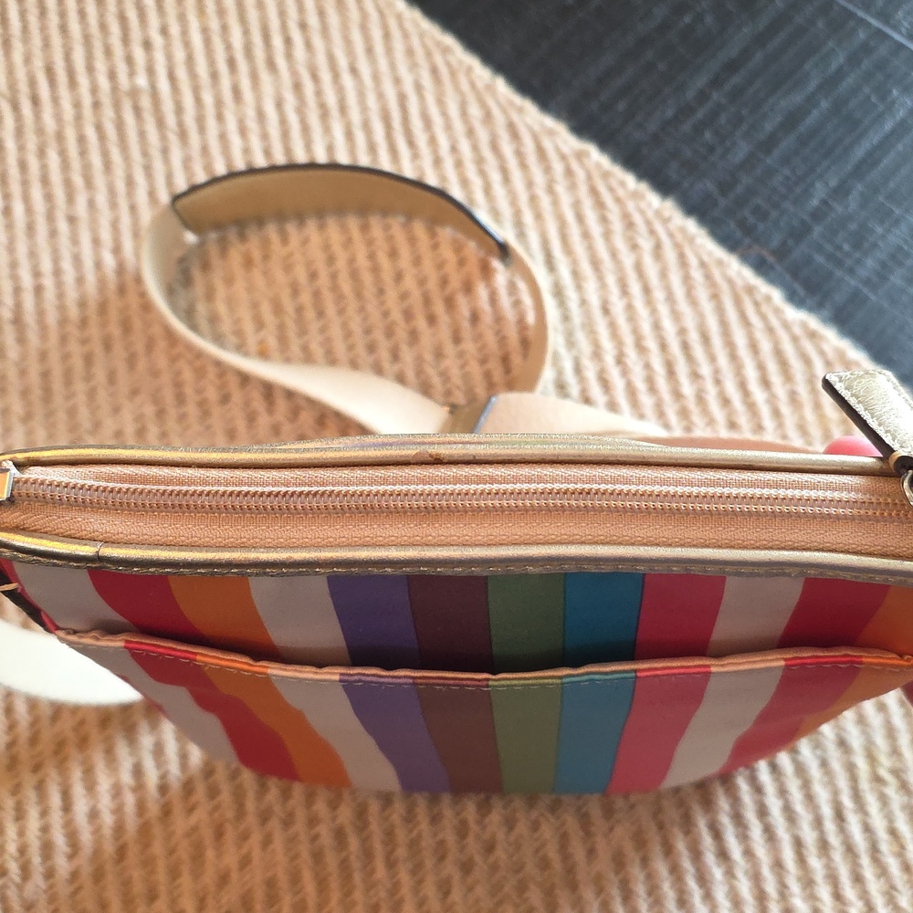 Coach Legacy Striped Crossbody In Pastels - Picture 8 of 11